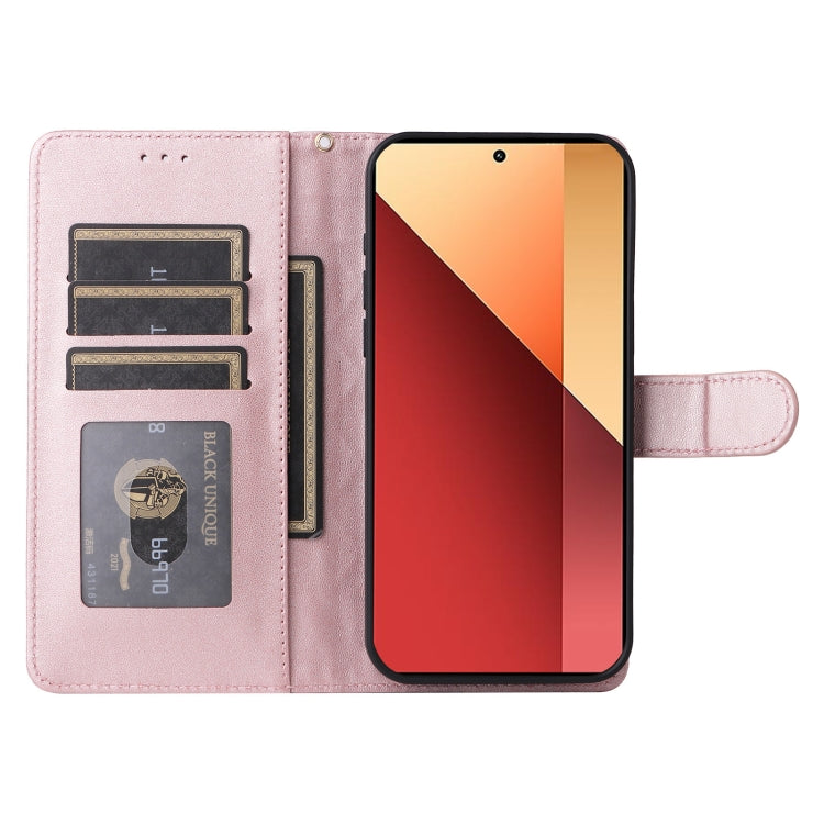 For Xiaomi Redmi Note 13 Pro 4G Diamond Lattice Leather Flip Phone Case
