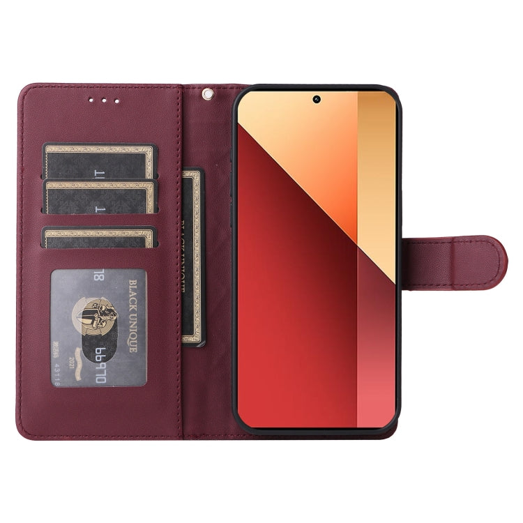 For Xiaomi Redmi Note 13 Pro 4G Diamond Lattice Leather Flip Phone Case