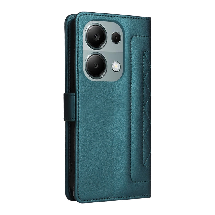 For Xiaomi Redmi Note 13 Pro 4G Diamond Lattice Leather Flip Phone Case