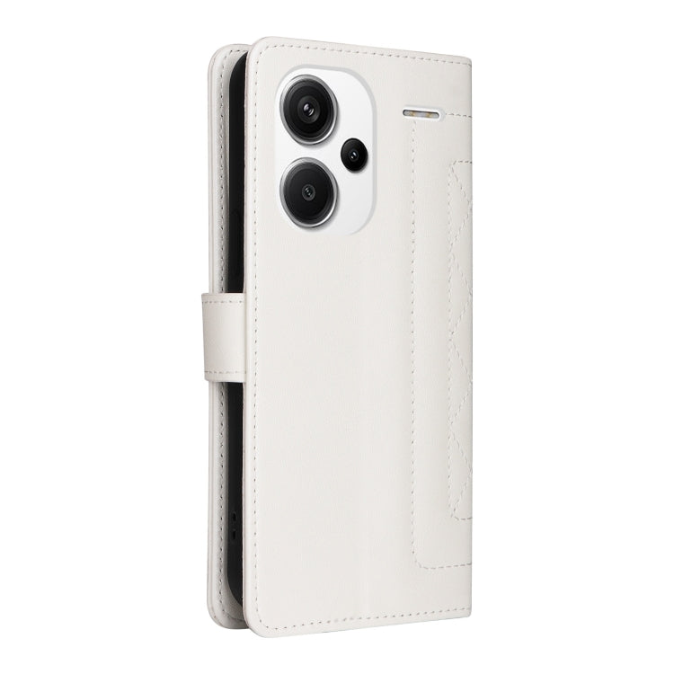 For Xiaomi Redmi Note 13 Pro+ 5G Diamond Lattice Leather Flip Phone Case