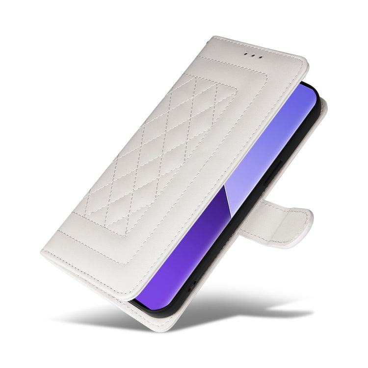 For Xiaomi Redmi Note 13 Pro+ 5G Diamond Lattice Leather Flip Phone Case