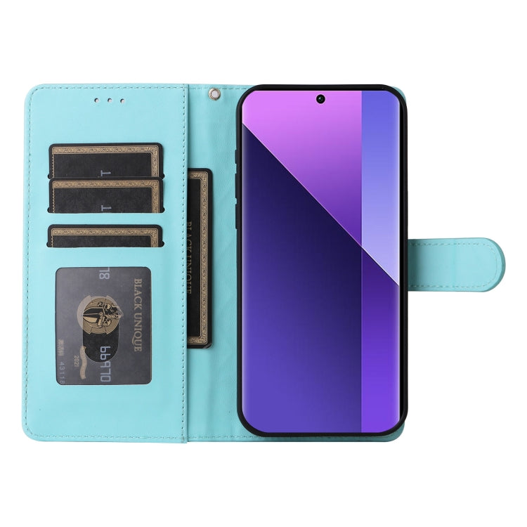 For Xiaomi Redmi Note 13 Pro+ 5G Diamond Lattice Leather Flip Phone Case