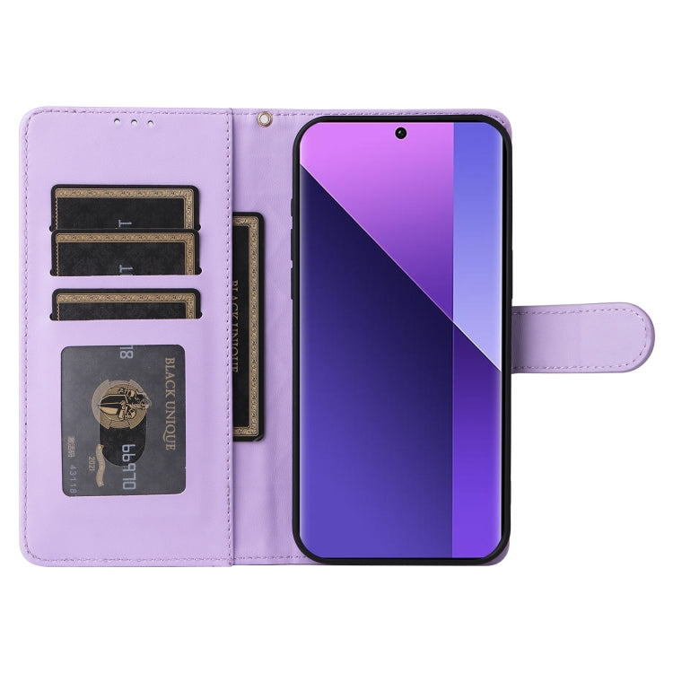 For Xiaomi Redmi Note 13 Pro+ 5G Diamond Lattice Leather Flip Phone Case