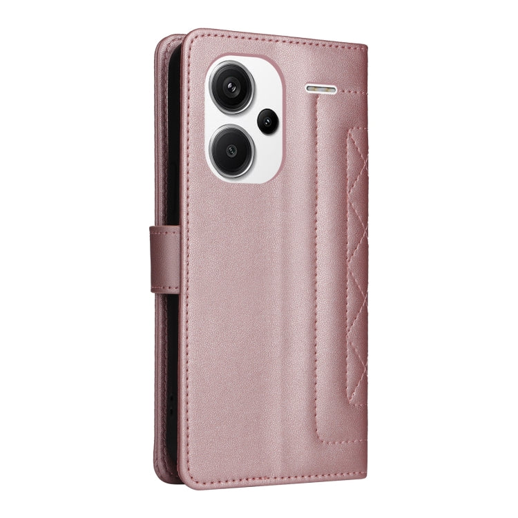 For Xiaomi Redmi Note 13 Pro+ 5G Diamond Lattice Leather Flip Phone Case
