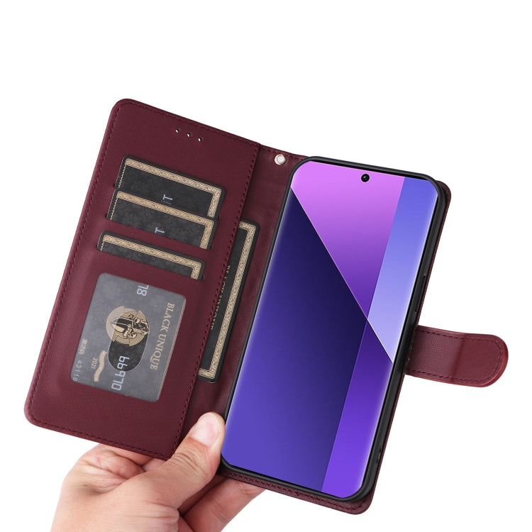 For Xiaomi Redmi Note 13 Pro+ 5G Diamond Lattice Leather Flip Phone Case