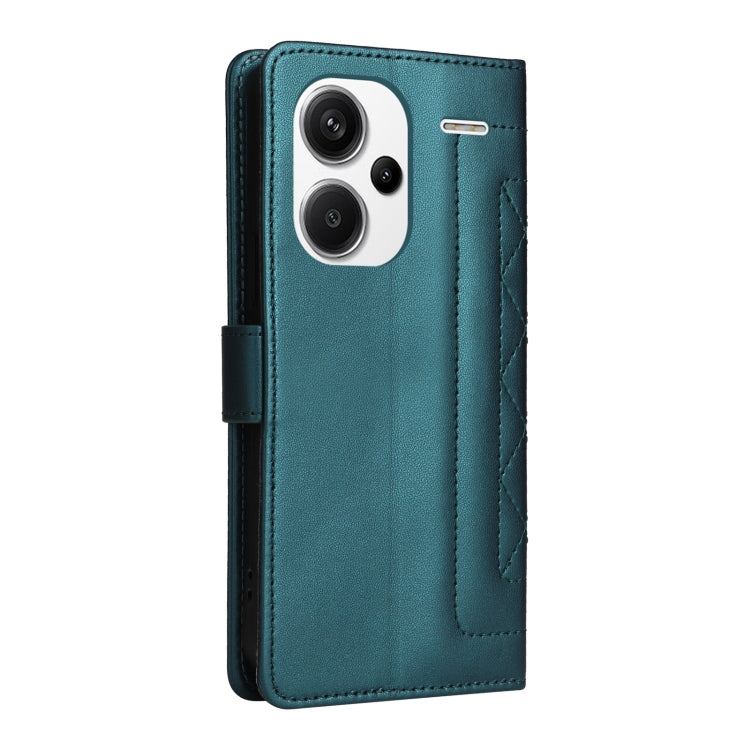 For Xiaomi Redmi Note 13 Pro+ 5G Diamond Lattice Leather Flip Phone Case