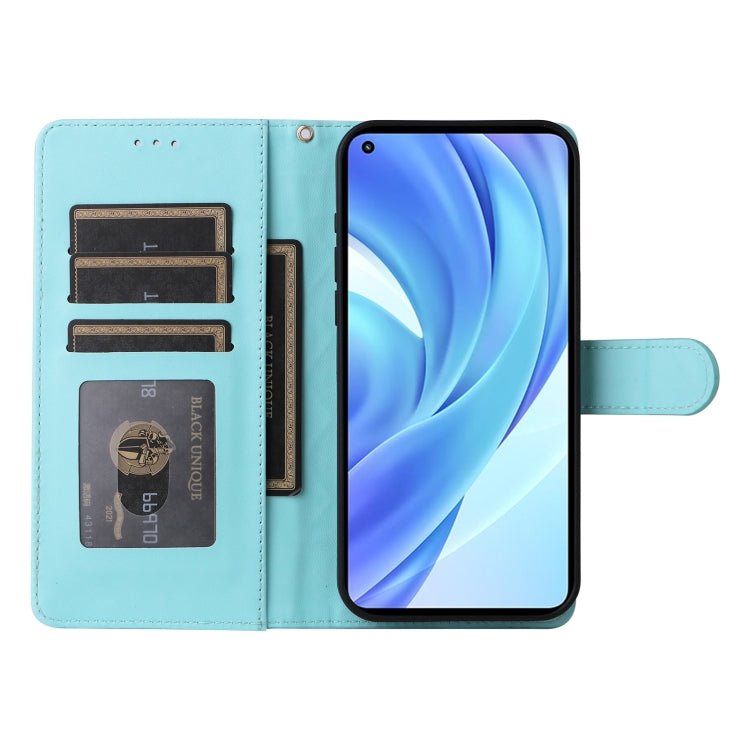 For Xiaomi Mi 11 Lite Diamond Lattice Leather Flip Phone Case