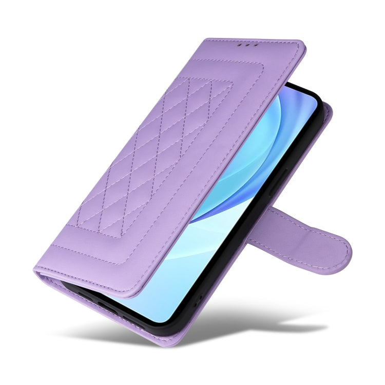 For Xiaomi Mi 11 Lite Diamond Lattice Leather Flip Phone Case