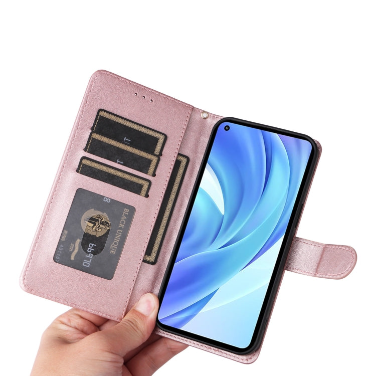 For Xiaomi Mi 11 Lite Diamond Lattice Leather Flip Phone Case