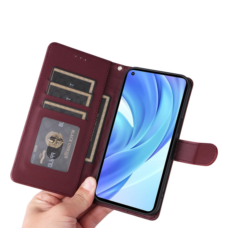 For Xiaomi Mi 11 Lite Diamond Lattice Leather Flip Phone Case
