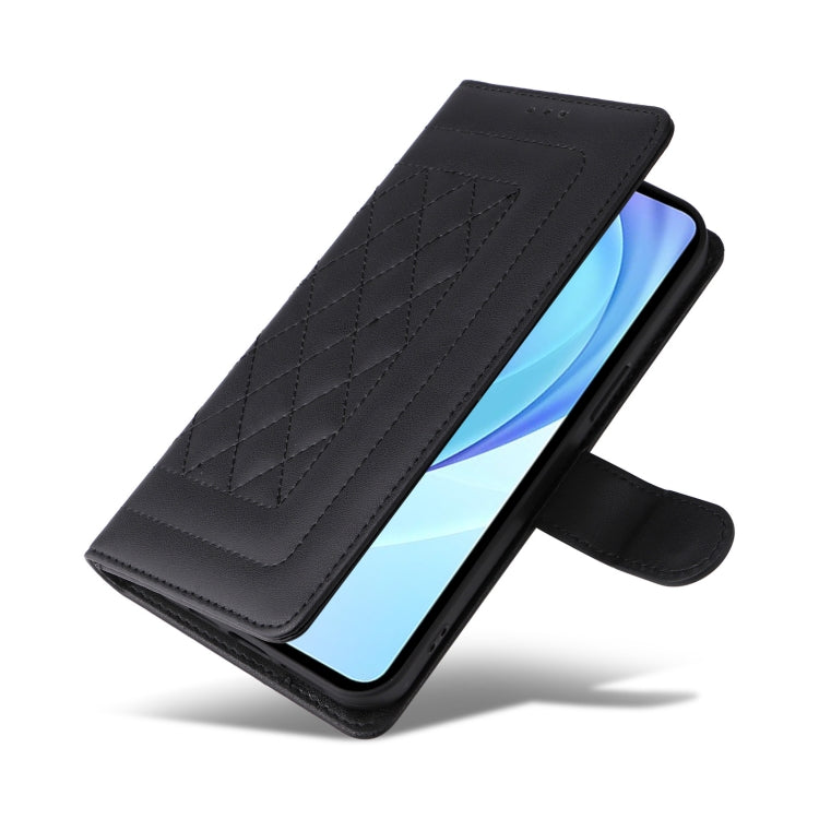 For Xiaomi Mi 11 Lite Diamond Lattice Leather Flip Phone Case