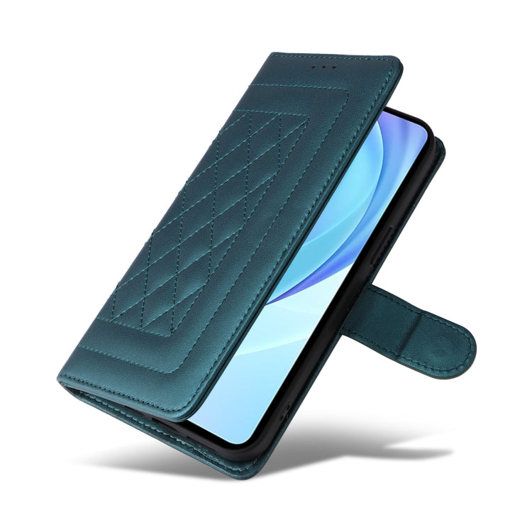 For Xiaomi Mi 11 Lite Diamond Lattice Leather Flip Phone Case