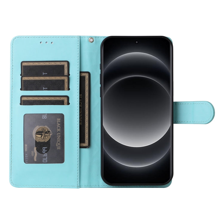 For Xiaomi 14 Ultra Diamond Lattice Leather Flip Phone Case