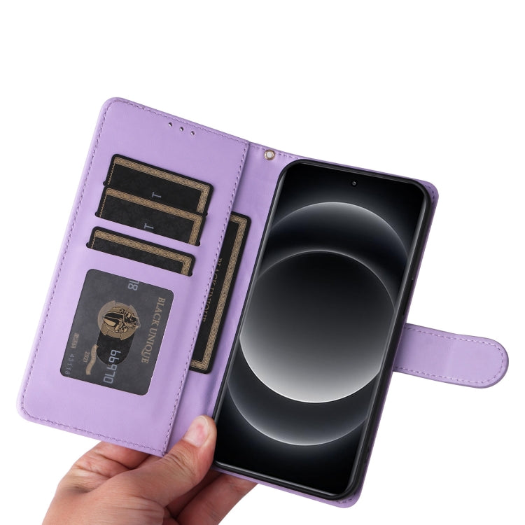 For Xiaomi 14 Ultra Diamond Lattice Leather Flip Phone Case