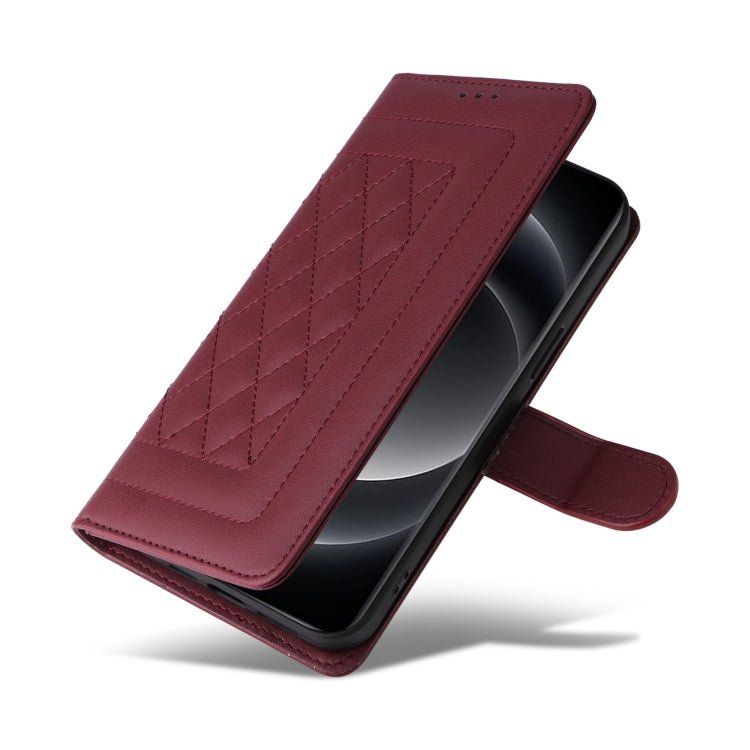 For Xiaomi 14 Ultra Diamond Lattice Leather Flip Phone Case