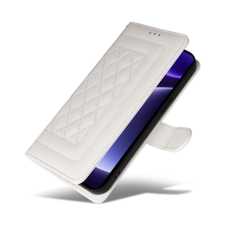 For Xiaomi Poco F5 Diamond Lattice Leather Flip Phone Case