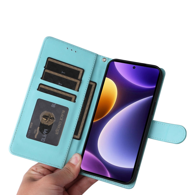 For Xiaomi Poco F5 Diamond Lattice Leather Flip Phone Case