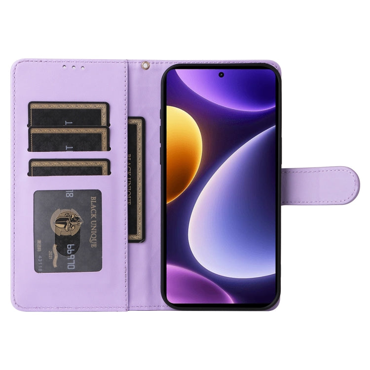 For Xiaomi Poco F5 Diamond Lattice Leather Flip Phone Case