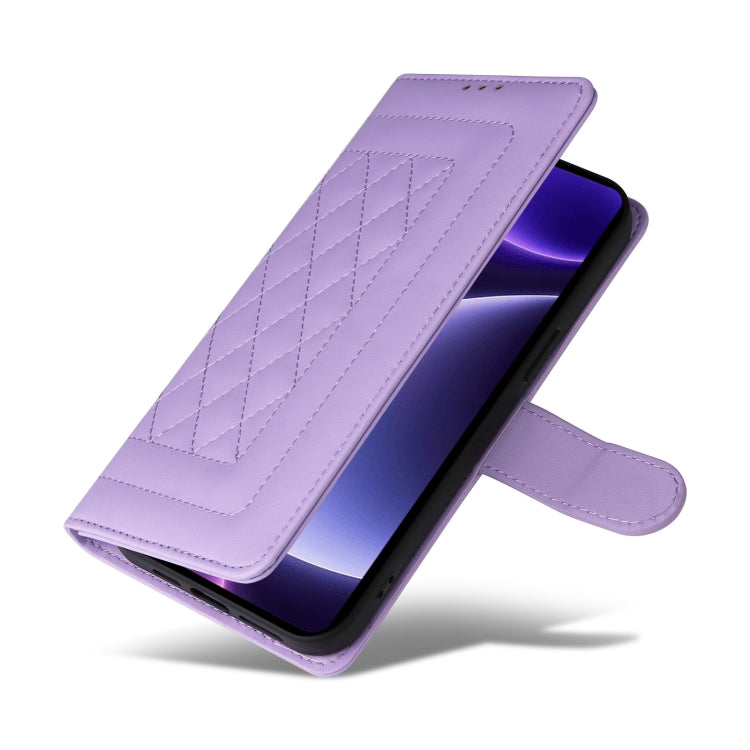 For Xiaomi Poco F5 Diamond Lattice Leather Flip Phone Case