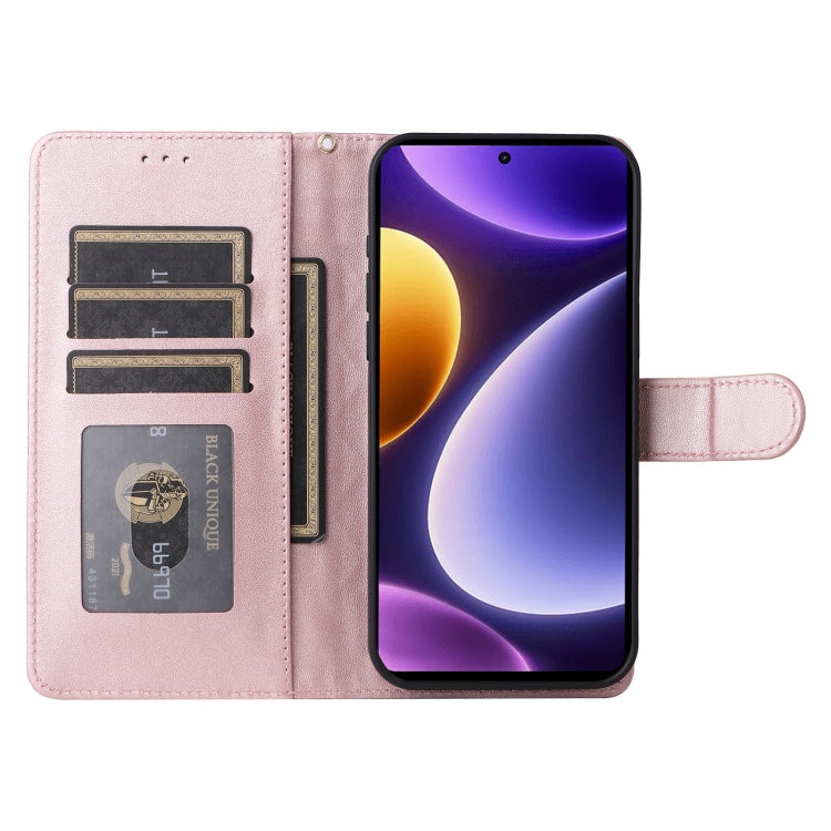 For Xiaomi Poco F5 Diamond Lattice Leather Flip Phone Case