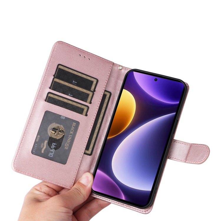 For Xiaomi Poco F5 Diamond Lattice Leather Flip Phone Case