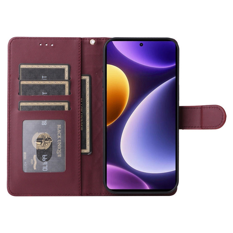 For Xiaomi Poco F5 Diamond Lattice Leather Flip Phone Case