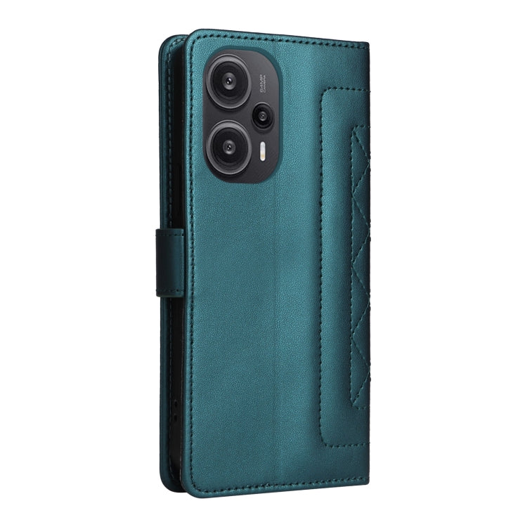 For Xiaomi Poco F5 Diamond Lattice Leather Flip Phone Case