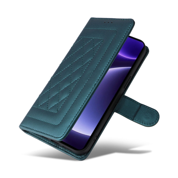 For Xiaomi Poco F5 Diamond Lattice Leather Flip Phone Case