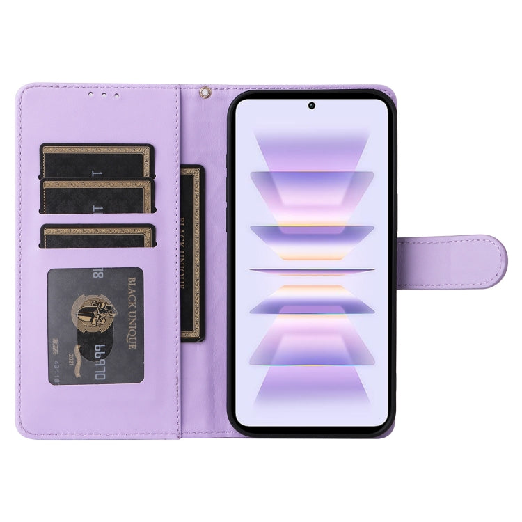 For Xiaomi Poco F5 Pro Diamond Lattice Leather Flip Phone Case