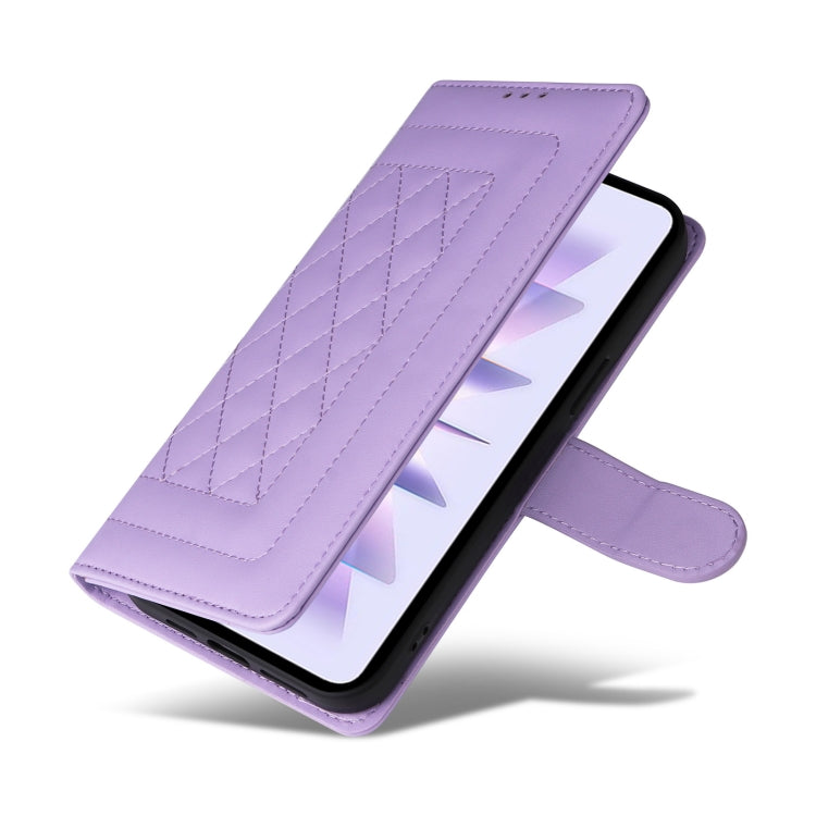 For Xiaomi Poco F5 Pro Diamond Lattice Leather Flip Phone Case