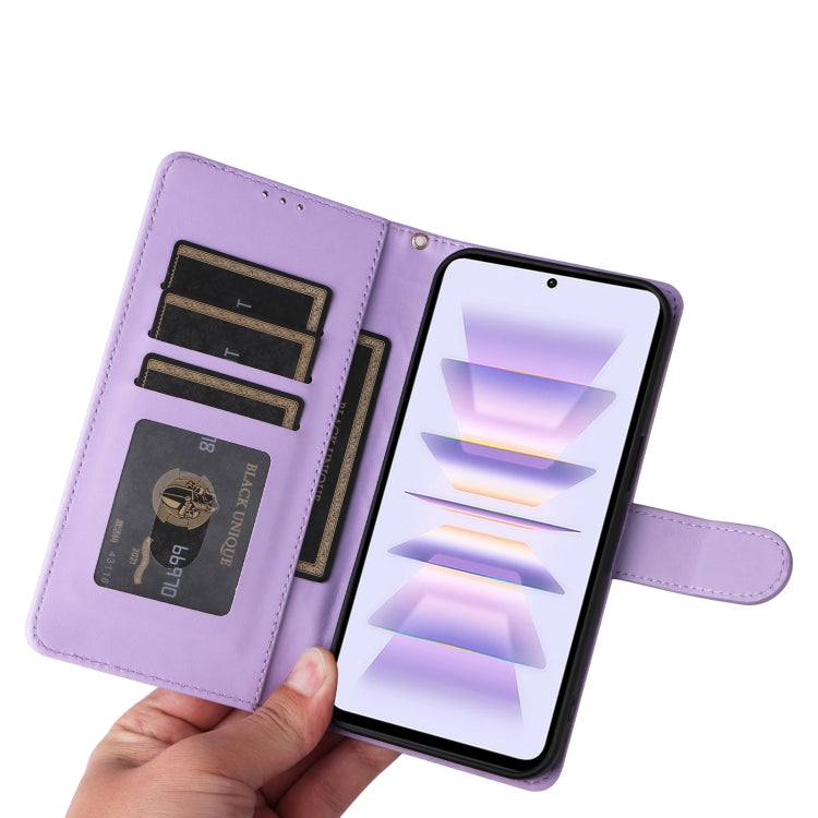 For Xiaomi Poco F5 Pro Diamond Lattice Leather Flip Phone Case