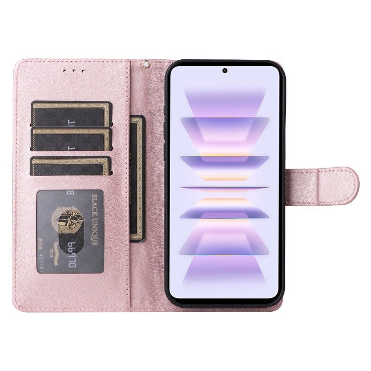 For Xiaomi Poco F5 Pro Diamond Lattice Leather Flip Phone Case