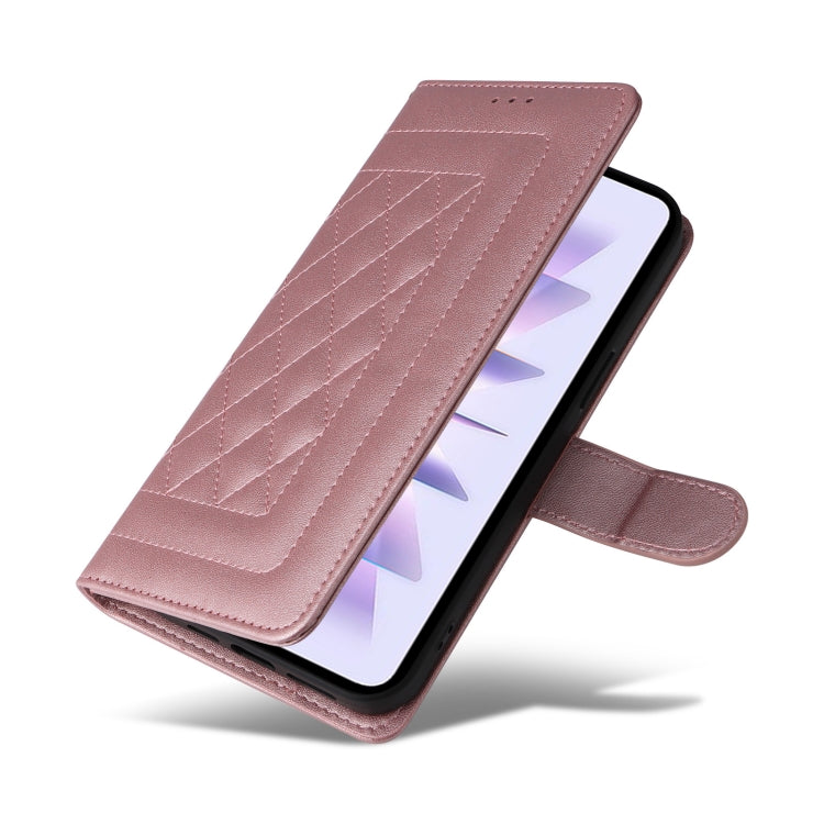 For Xiaomi Poco F5 Pro Diamond Lattice Leather Flip Phone Case