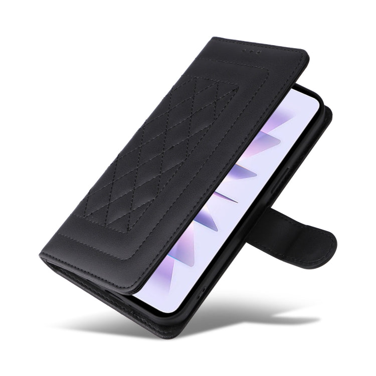 For Xiaomi Poco F5 Pro Diamond Lattice Leather Flip Phone Case