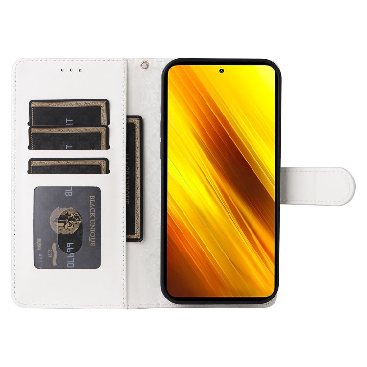 For Xiaomi Poco X3 NFC Diamond Lattice Leather Flip Phone Case