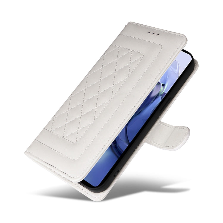 For Xiaomi 11T / 11T Pro Diamond Lattice Leather Flip Phone Case