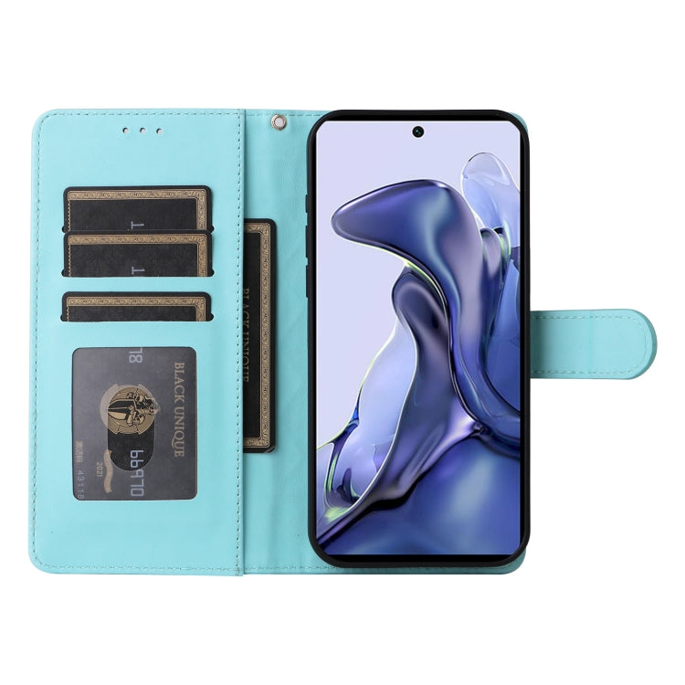 For Xiaomi 11T / 11T Pro Diamond Lattice Leather Flip Phone Case