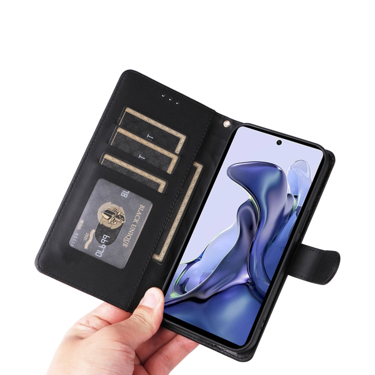 For Xiaomi 11T / 11T Pro Diamond Lattice Leather Flip Phone Case