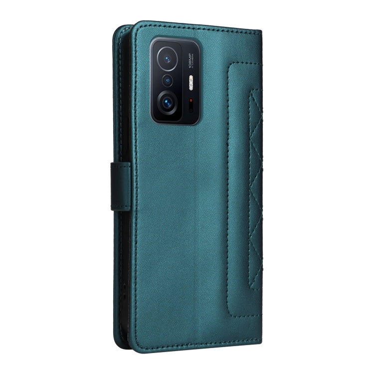 For Xiaomi 11T / 11T Pro Diamond Lattice Leather Flip Phone Case