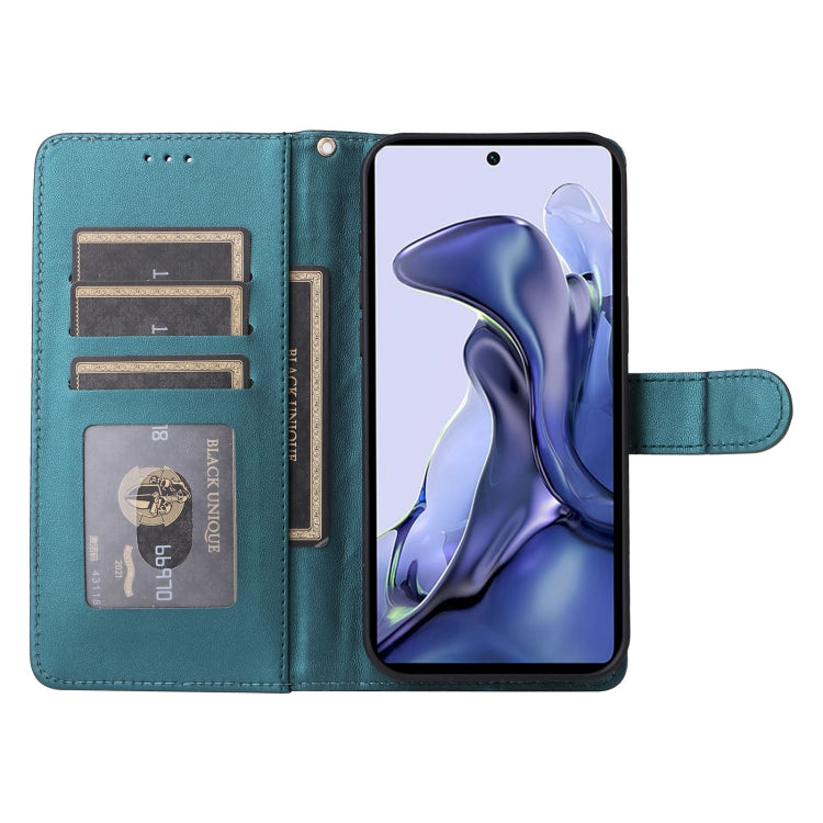 For Xiaomi 11T / 11T Pro Diamond Lattice Leather Flip Phone Case