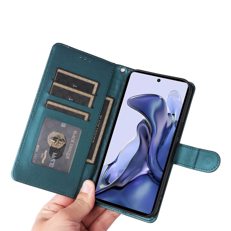 For Xiaomi 11T / 11T Pro Diamond Lattice Leather Flip Phone Case