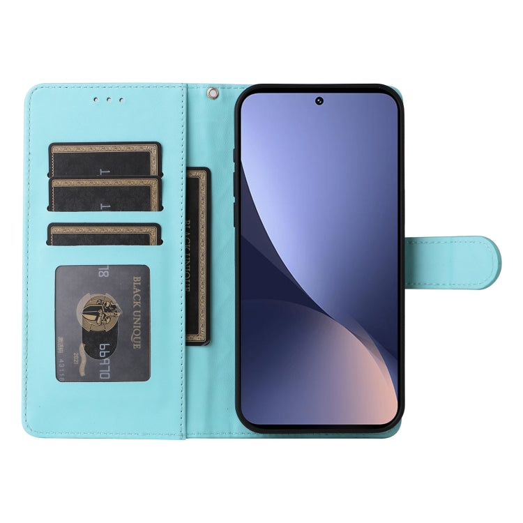 For Xiaomi 12 / 12X Diamond Lattice Leather Flip Phone Case