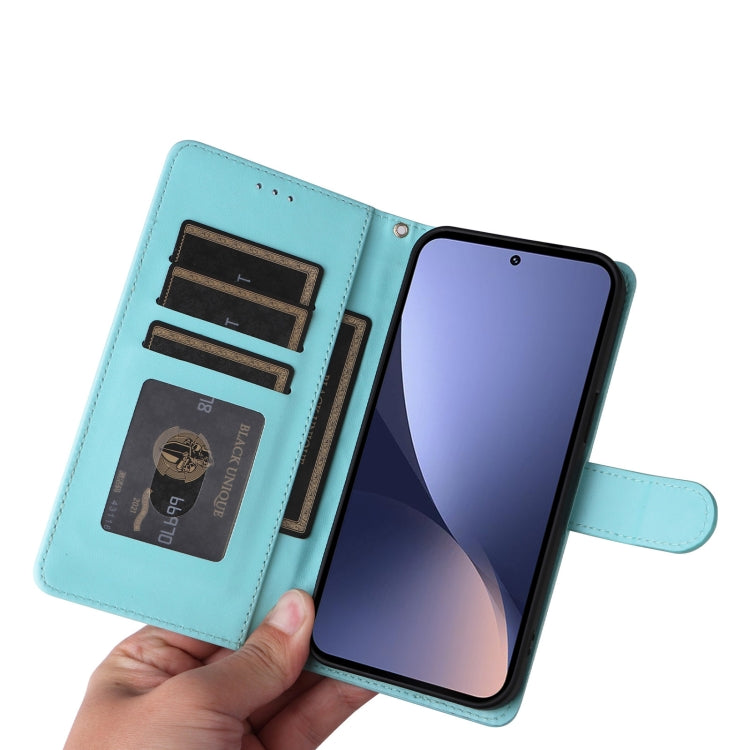 For Xiaomi 12 / 12X Diamond Lattice Leather Flip Phone Case