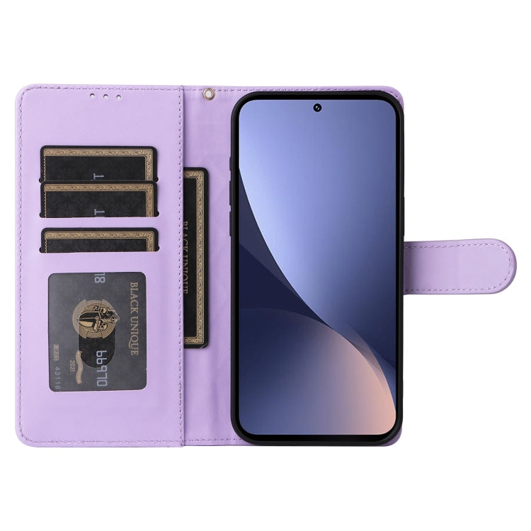 For Xiaomi 12 / 12X Diamond Lattice Leather Flip Phone Case