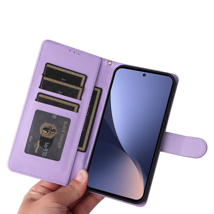 For Xiaomi 12 / 12X Diamond Lattice Leather Flip Phone Case