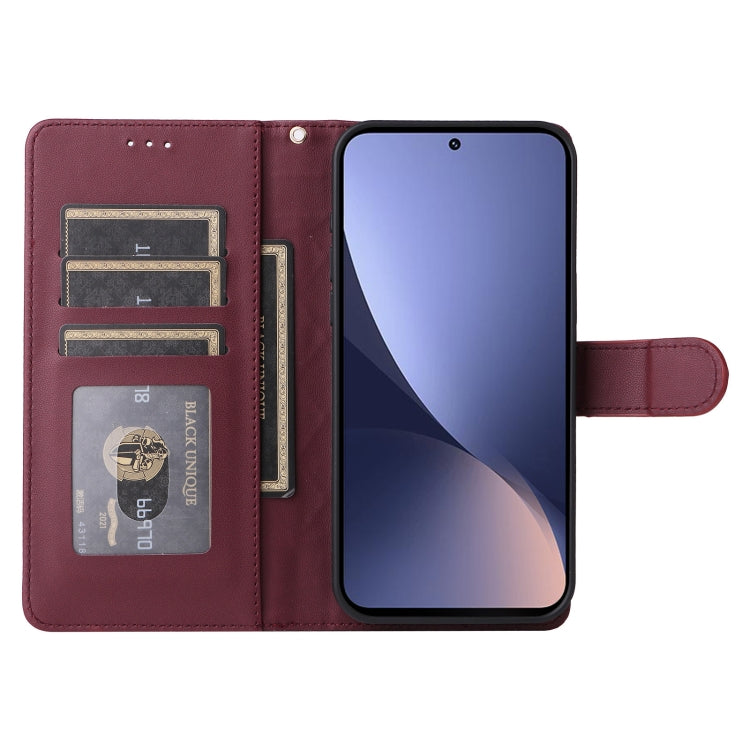 For Xiaomi 12 / 12X Diamond Lattice Leather Flip Phone Case