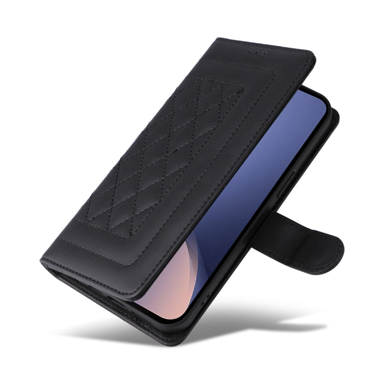 For Xiaomi 12 / 12X Diamond Lattice Leather Flip Phone Case
