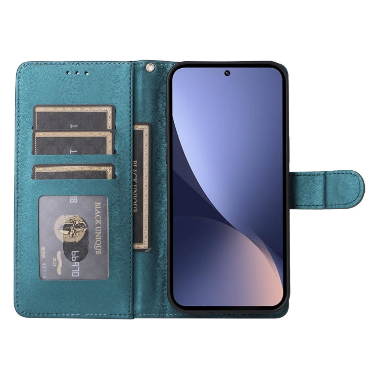 For Xiaomi 12 / 12X Diamond Lattice Leather Flip Phone Case