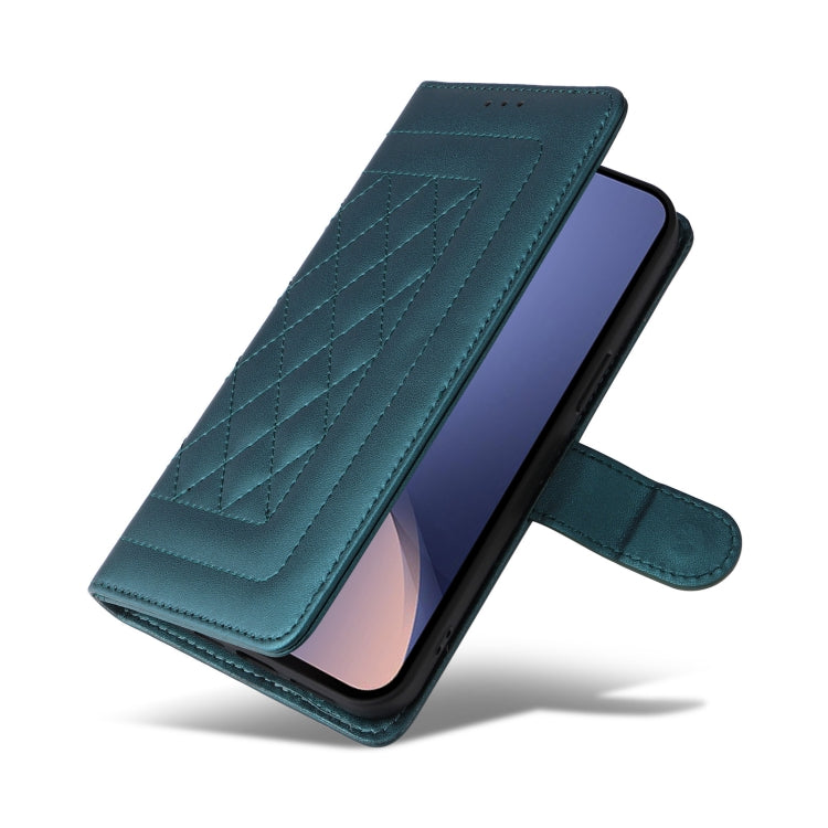 For Xiaomi 12 / 12X Diamond Lattice Leather Flip Phone Case