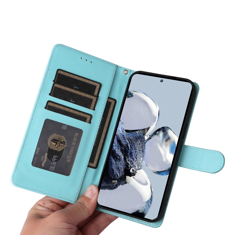 For Xiaomi 12T / 12T Pro Diamond Lattice Leather Flip Phone Case